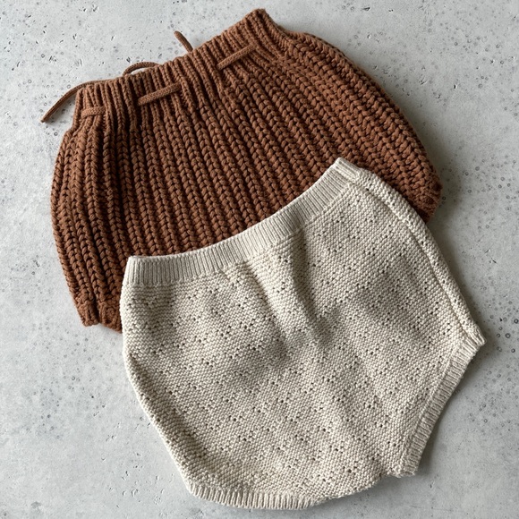Quincy Mae Neutral Knit Bloomer Bundle Size 2/3 - Picture 4 of 6